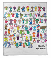 Ninja Life Hacks Fleece Blanket- Arctic Pro (50" x 60")